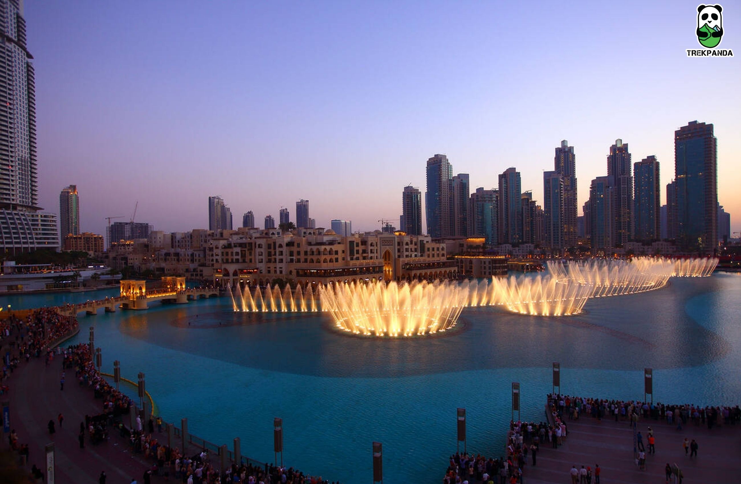 Dubai Fountain Located In Dubai