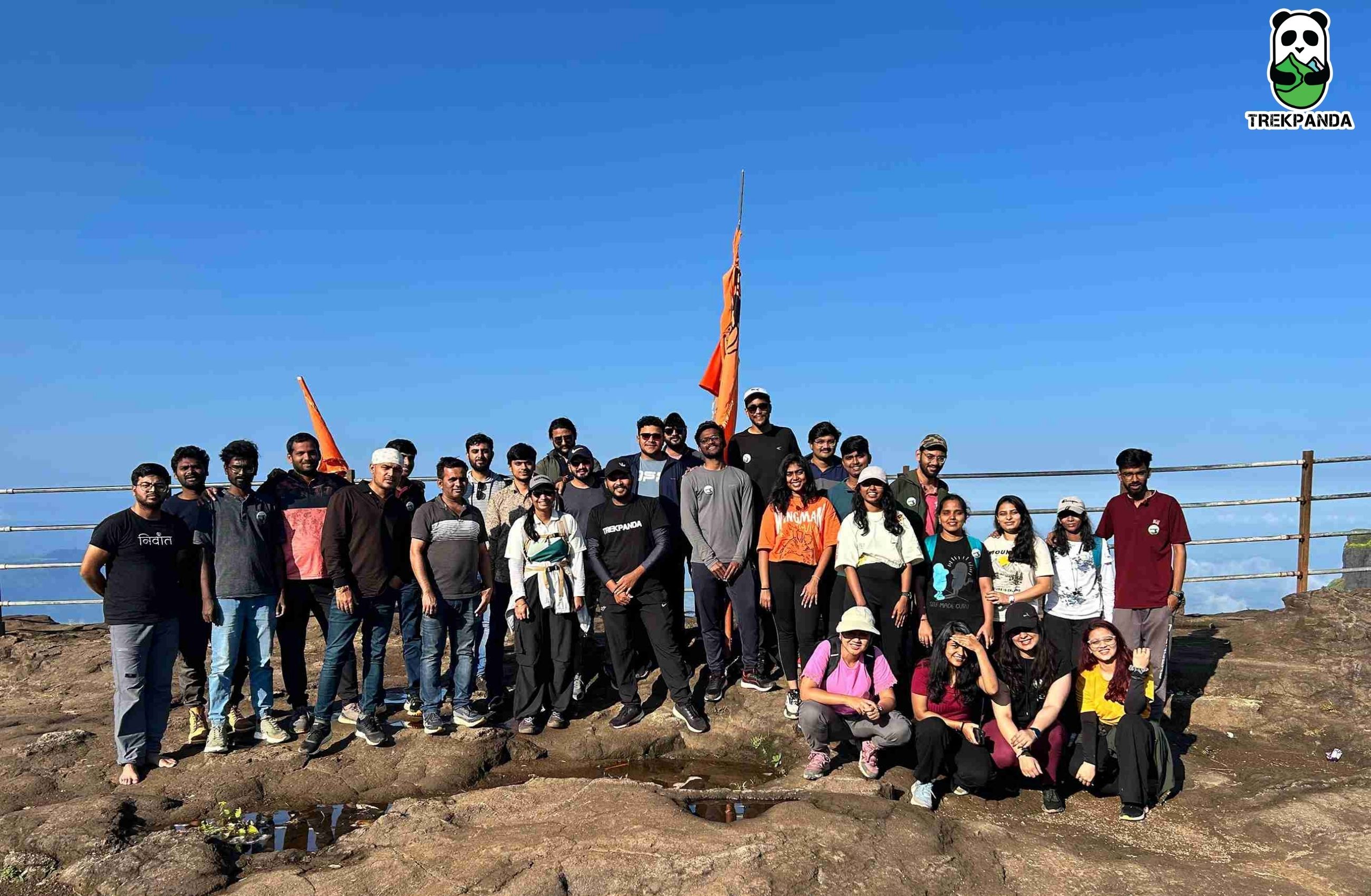 Group Photo At Harishchandragad