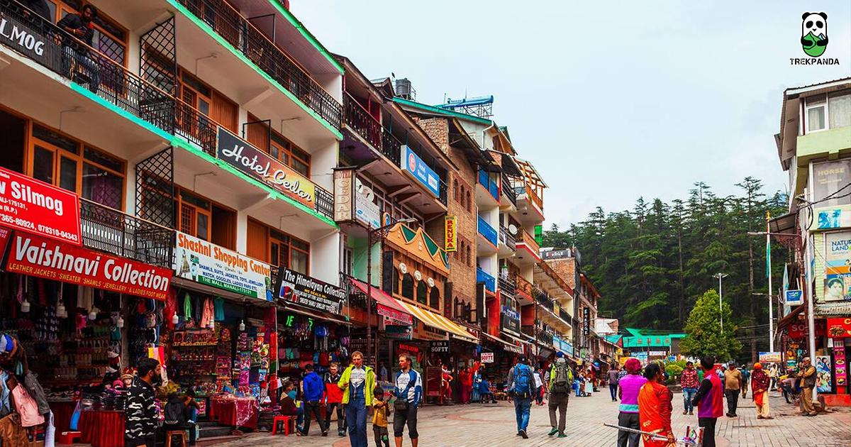 Mall Road Of Manali