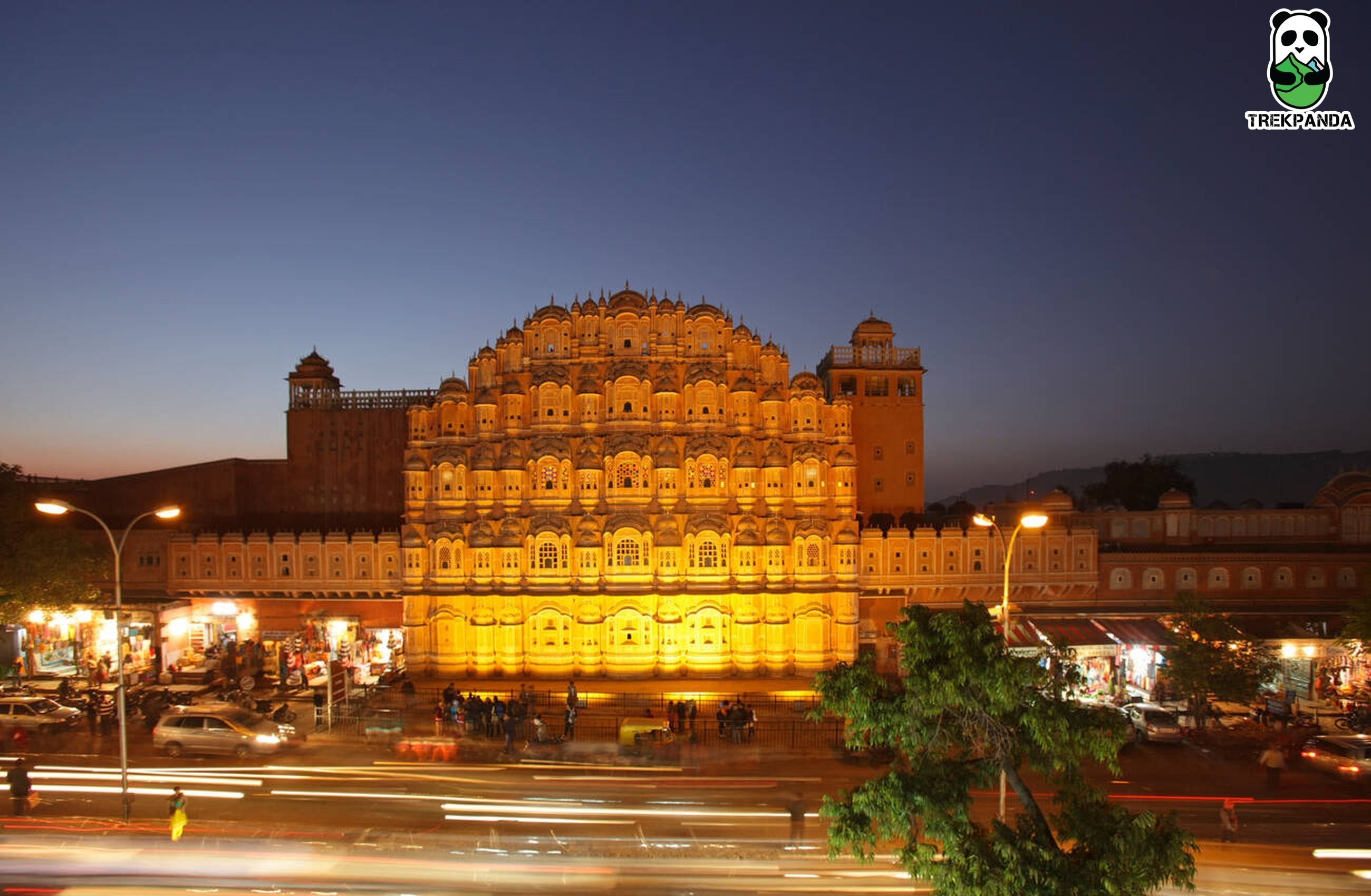 Rajasthan Hawa Mahal Night