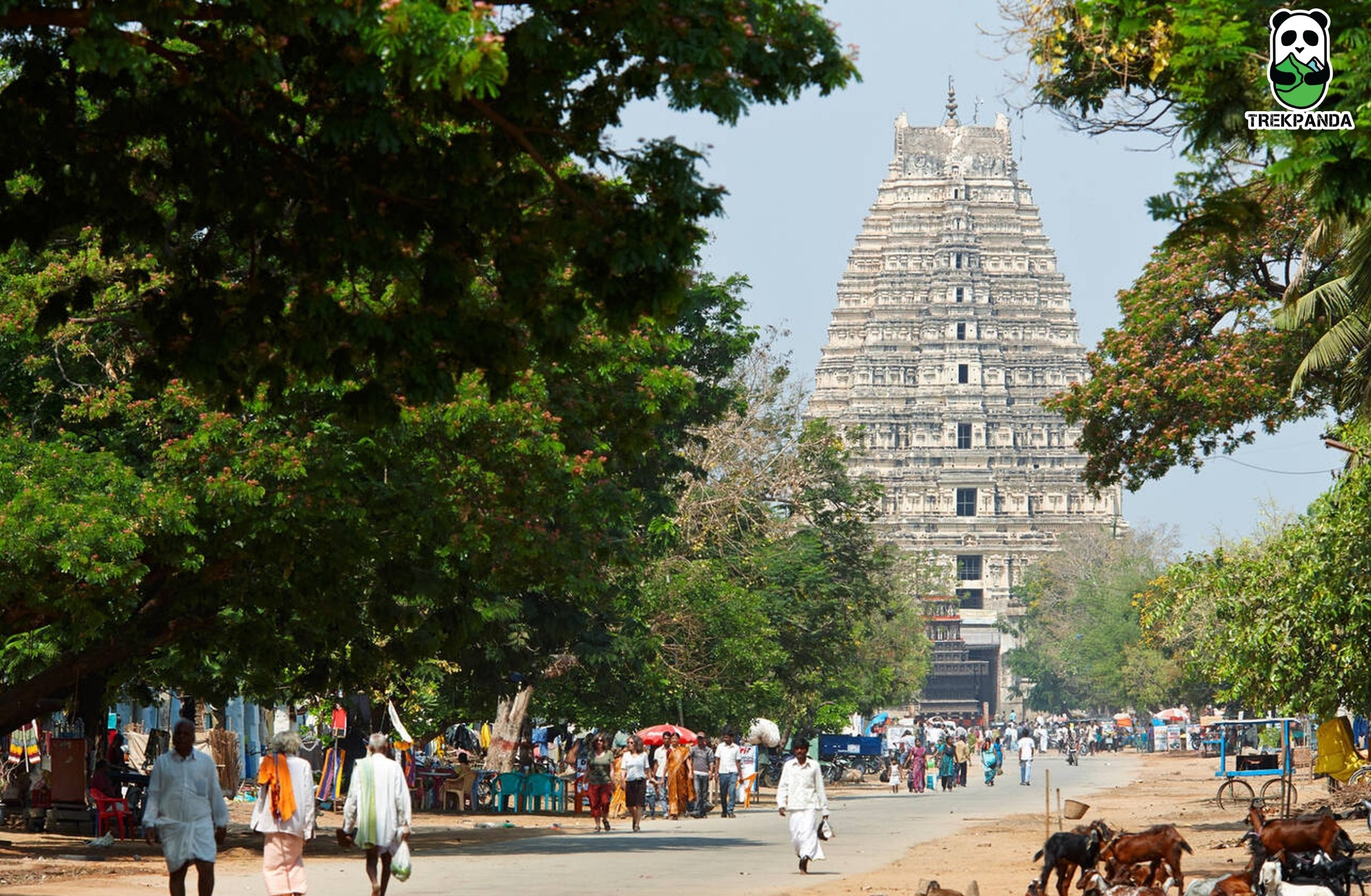 Virupaksha Temple Hampi Front View