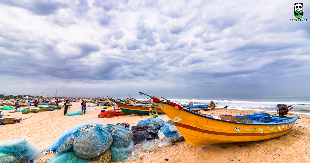 Marina Beach In Chennai