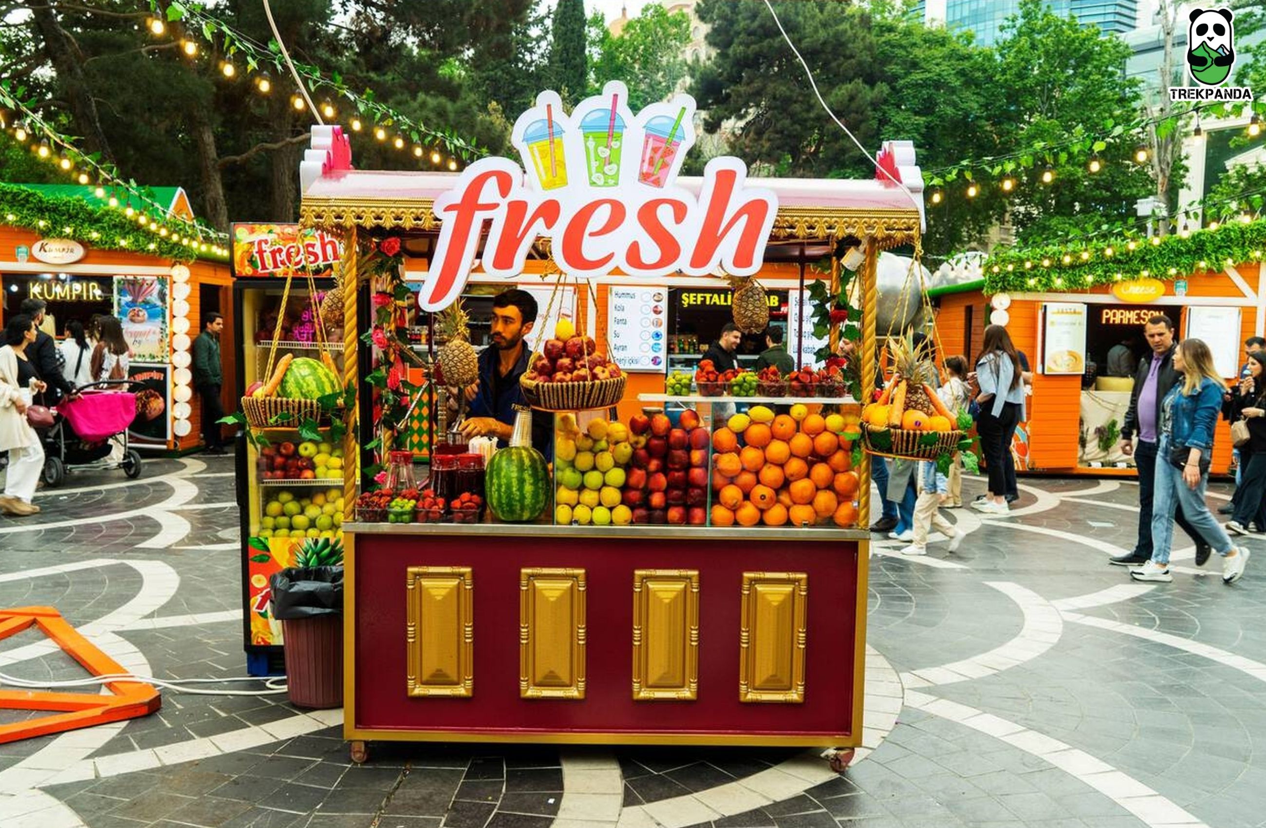 Street Market Stall In Baku