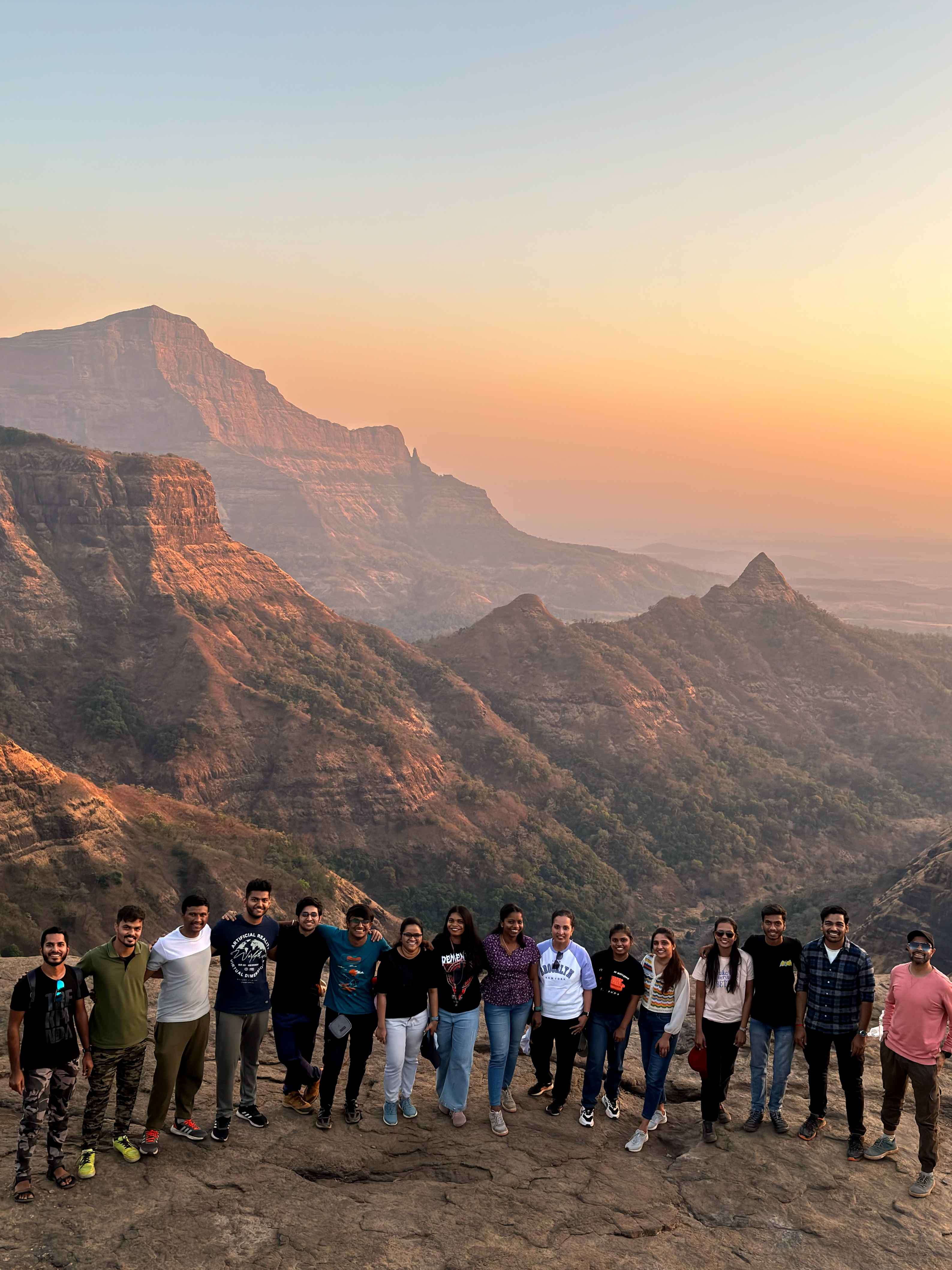 Team Member Of Trekpanda In Harishchandra Mountains