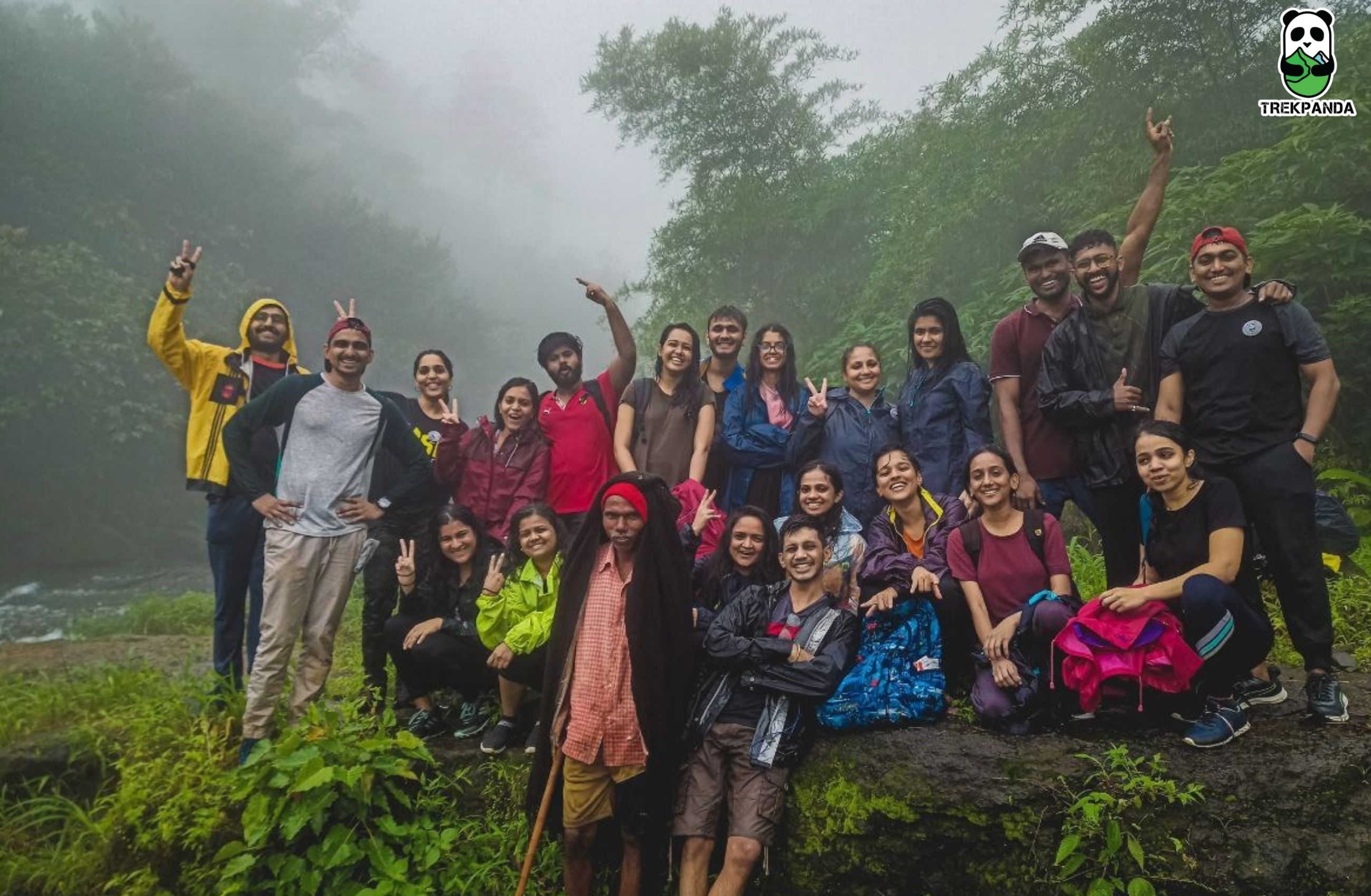 Trekpanda Group Photo At Aadrai Jungle Trek
